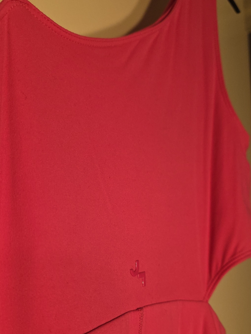 JoyLab Hot Pink One-Shoulder Flare Jumpsuit - Picture 12 of 12